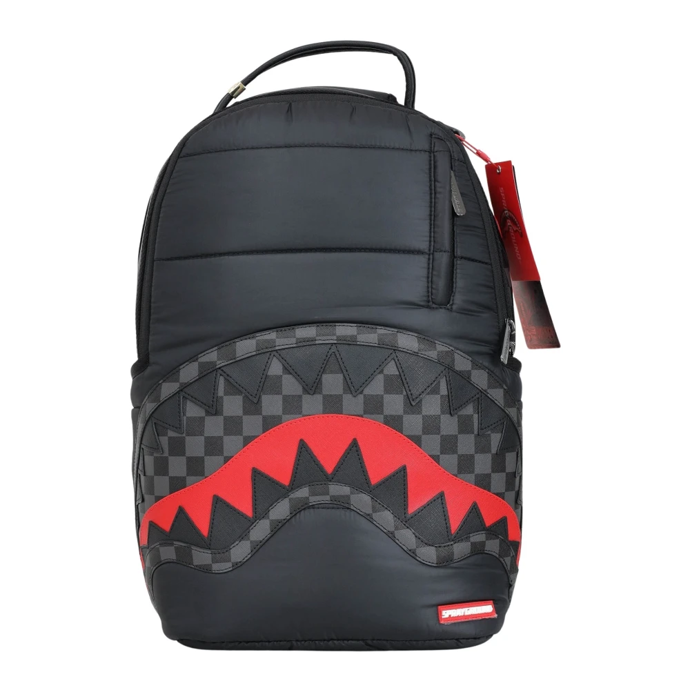 Sprayground Zwarte rugzak met meerdere compartimenten Black Heren