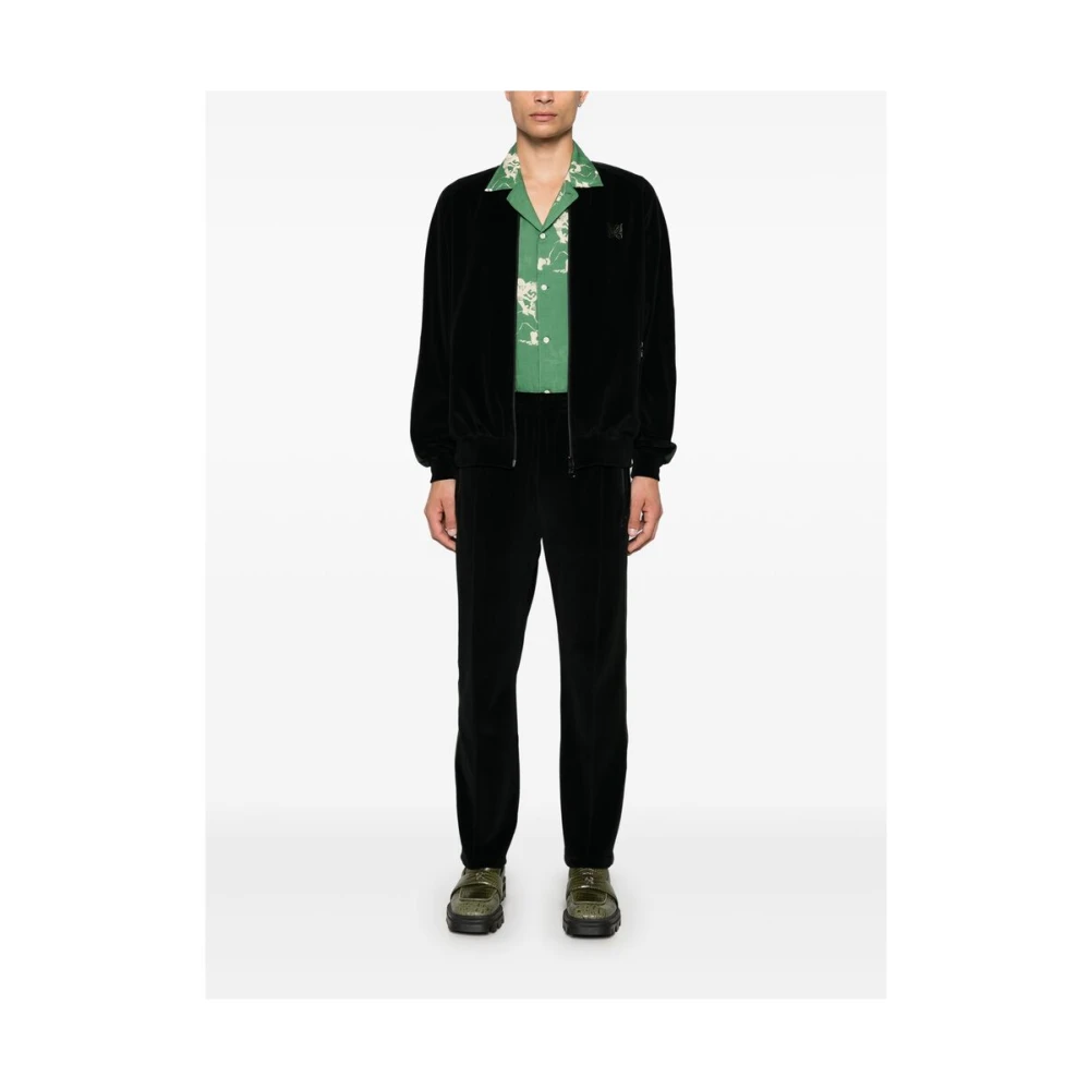 Needles Velours Elastische Taillebroek Black Heren