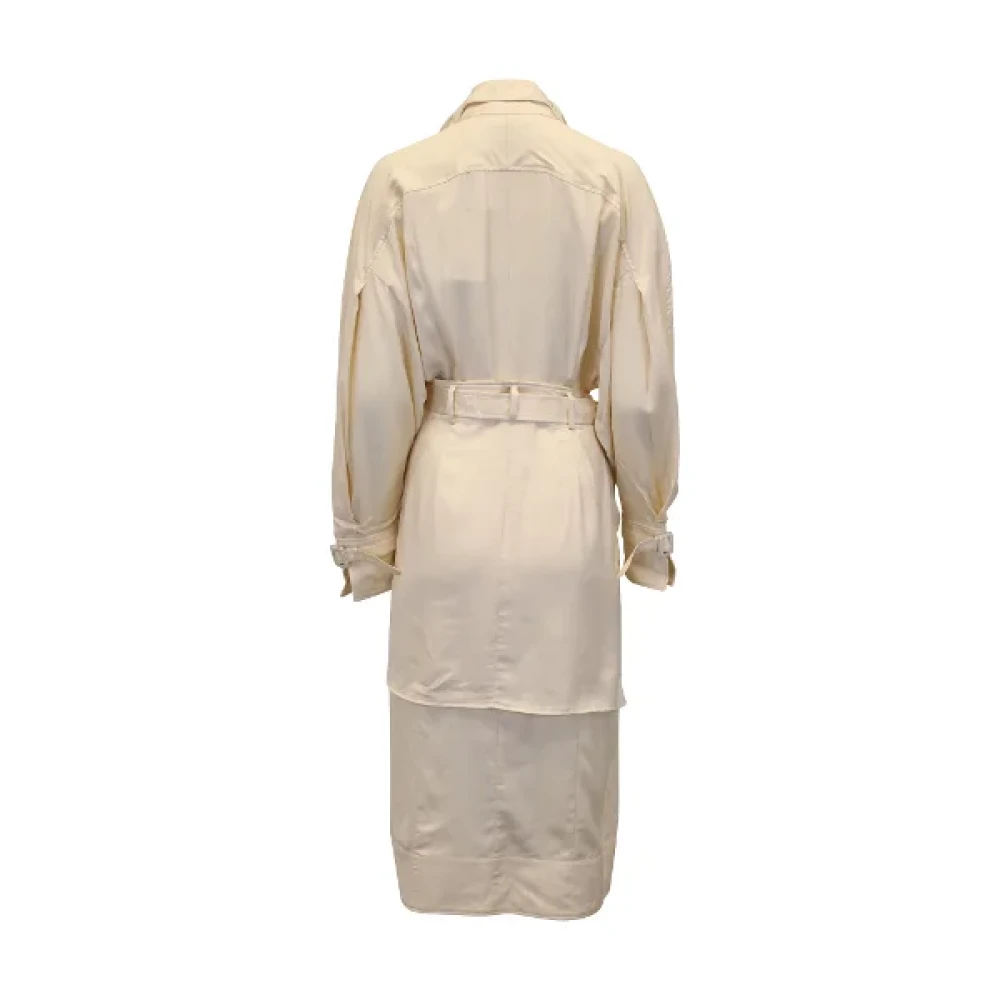 Jacquemus Pre-owned Fabric outerwear Beige Dames