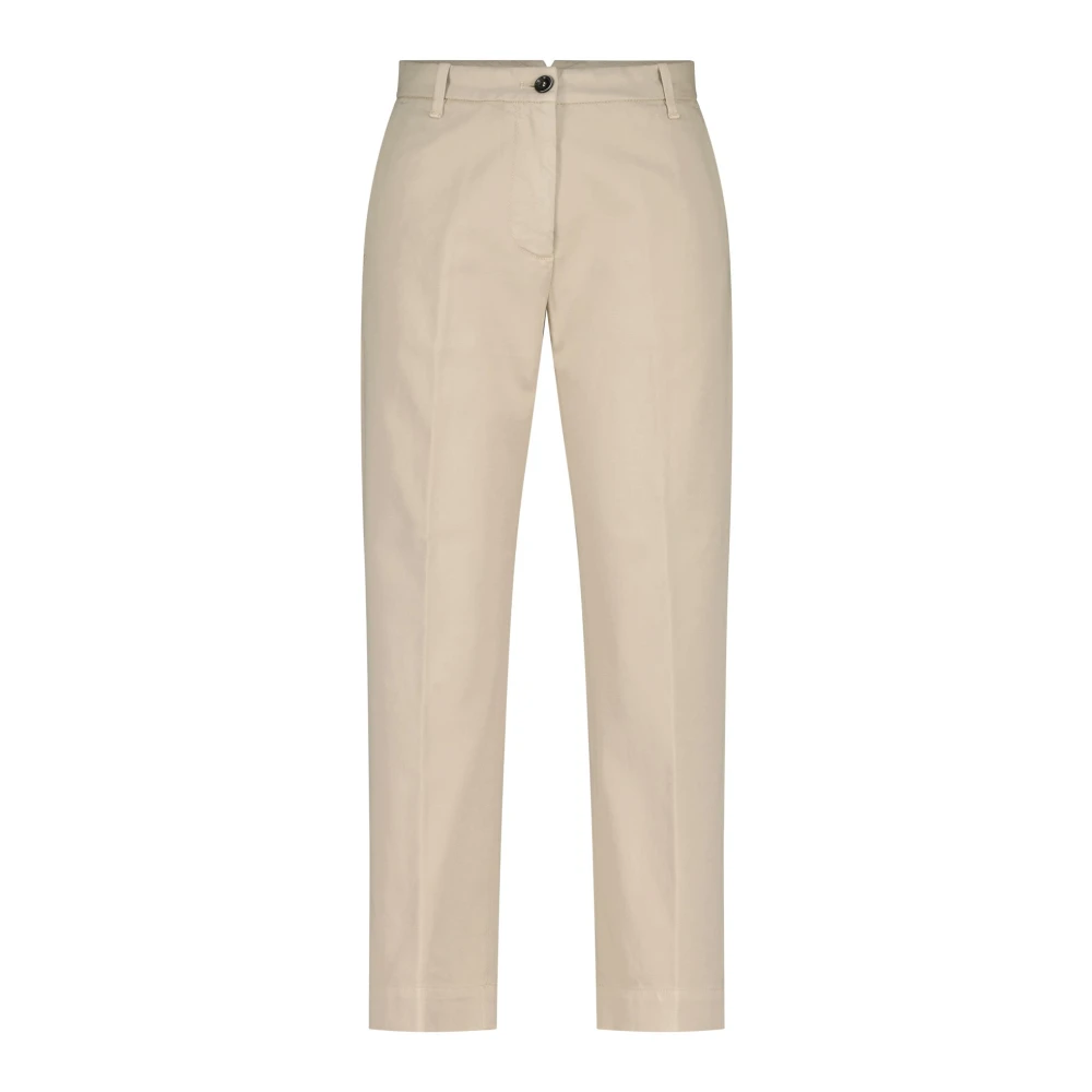 Nine In The Morning Comfortabele katoenen broek Lavinia Beige Dames