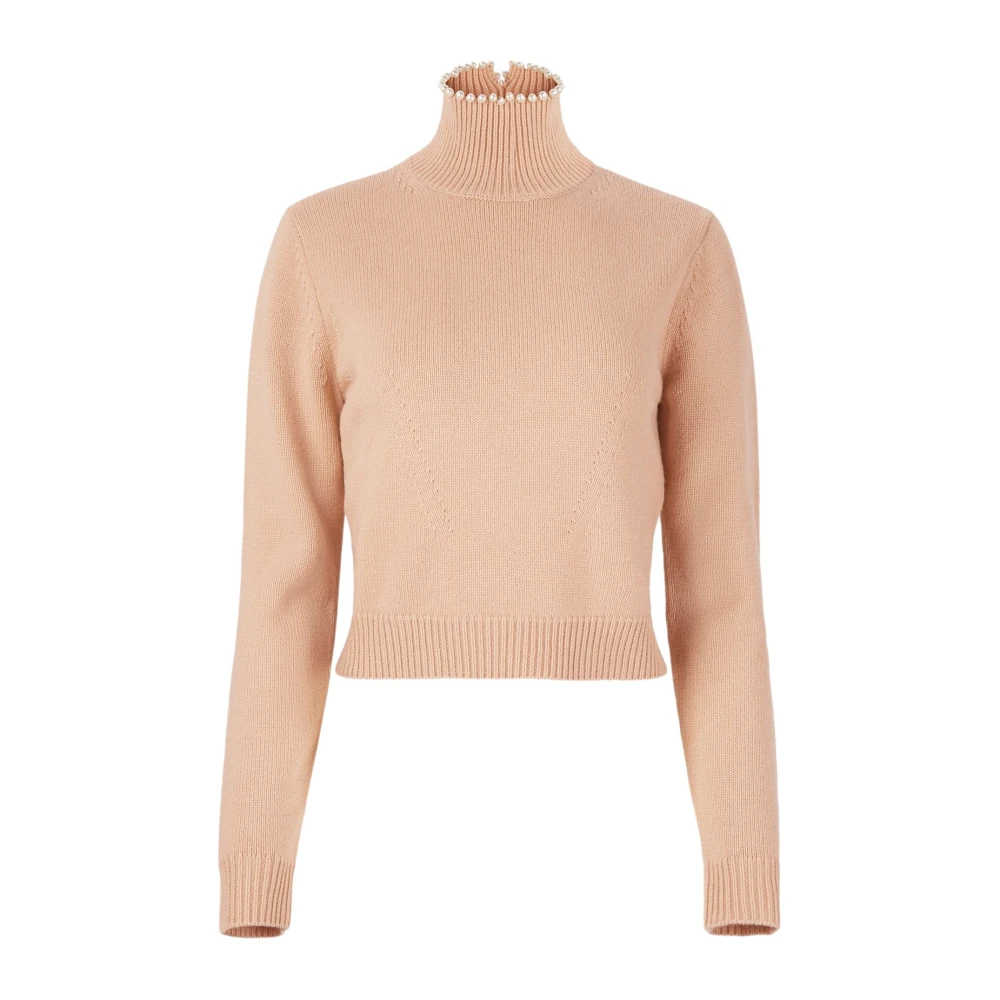 Nina Ricci Gebreide coltrui in beige Dames