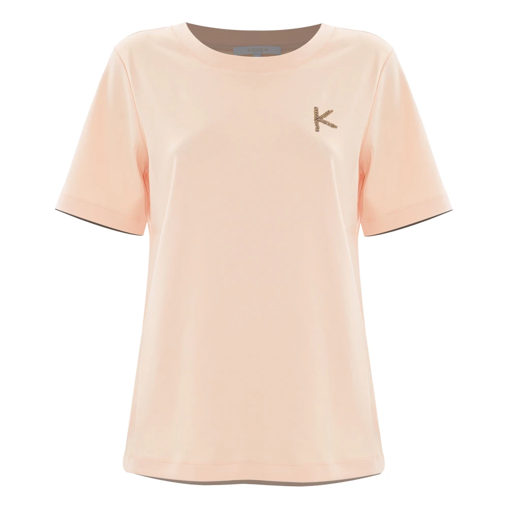 Kocca Stijlvolle T-shirts voor mannen en vrouwen Orange Dames
