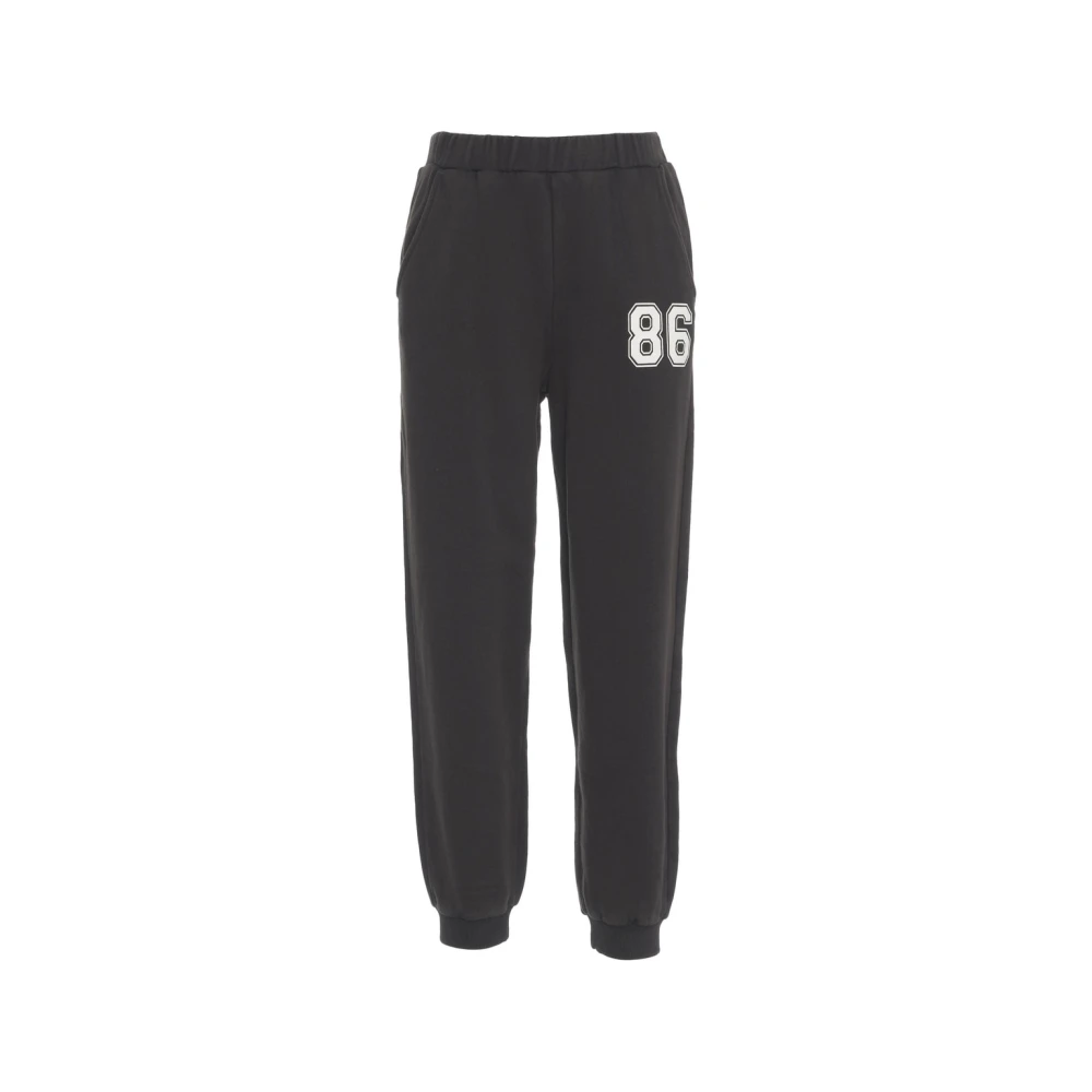 Love stories Zwarte Katoenen Joggers Casual Stijl Black Dames