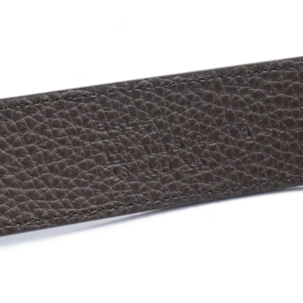 Bally Pre-owned Leather belts Black Heren