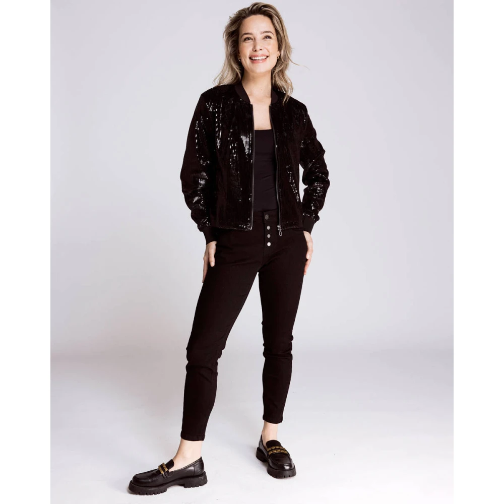 Zhrill Stijlvolle Jas Zj524576 Zhdals Black Dames