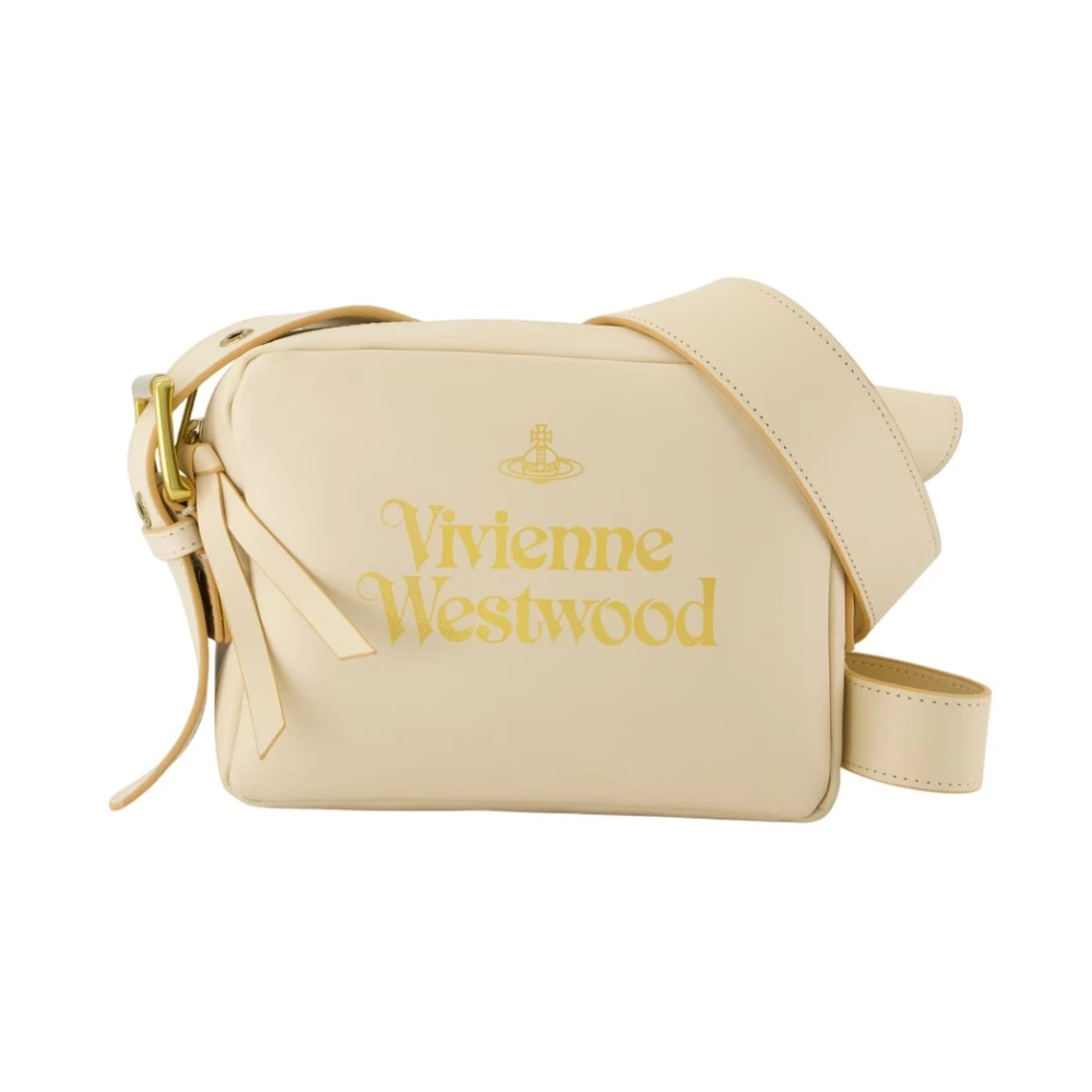 Vivienne Westwood, Cross Body Bags, female, Yellow, Size: ONE SIZE Carrie Camera Shoulder Bag