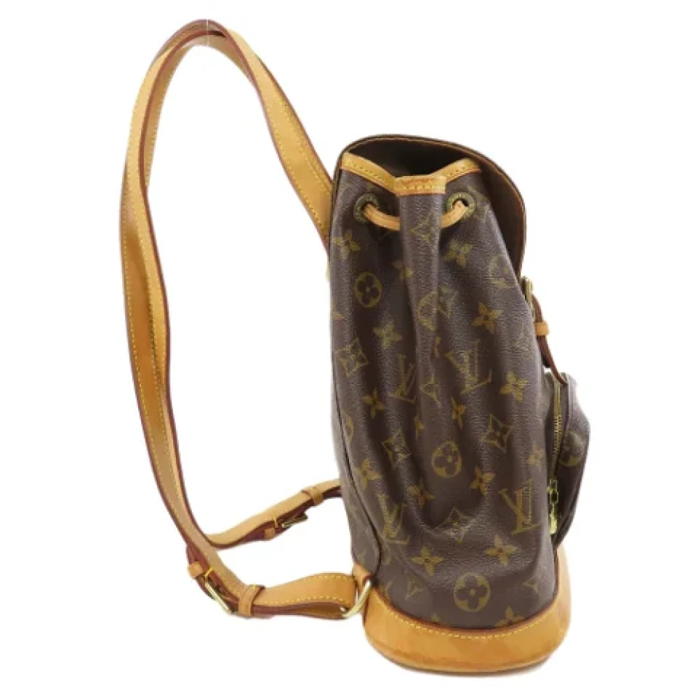 Louis Vuitton Vintage Pre-owned Canvas backpacks Brown Dames