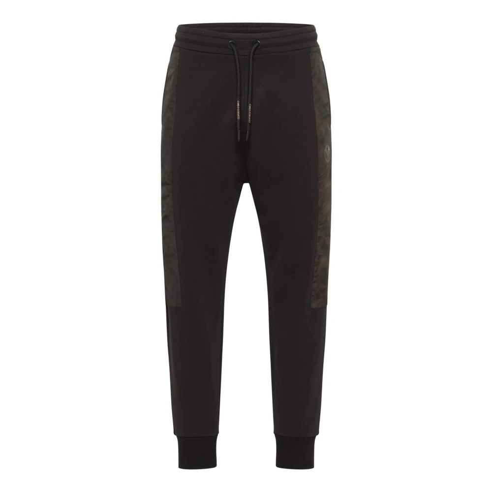 Carlo Colucci Men's Black Oversize Jogger - Sweatpants - M - Trousers