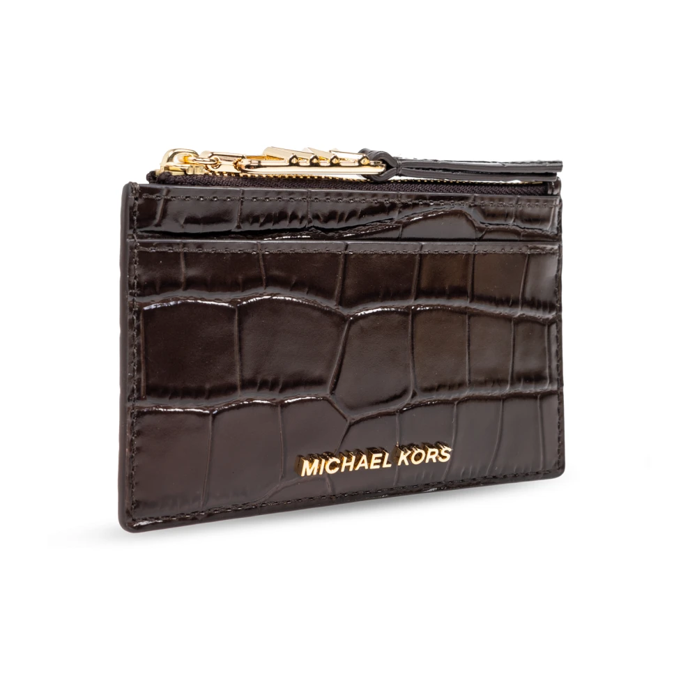 Michael Kors Kaart Holder Brown Dames
