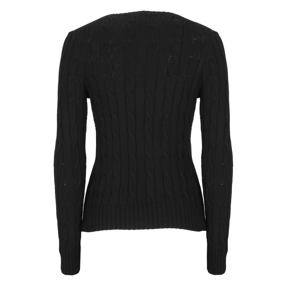 Ralph Lauren V-hals Knitwear Black Dames