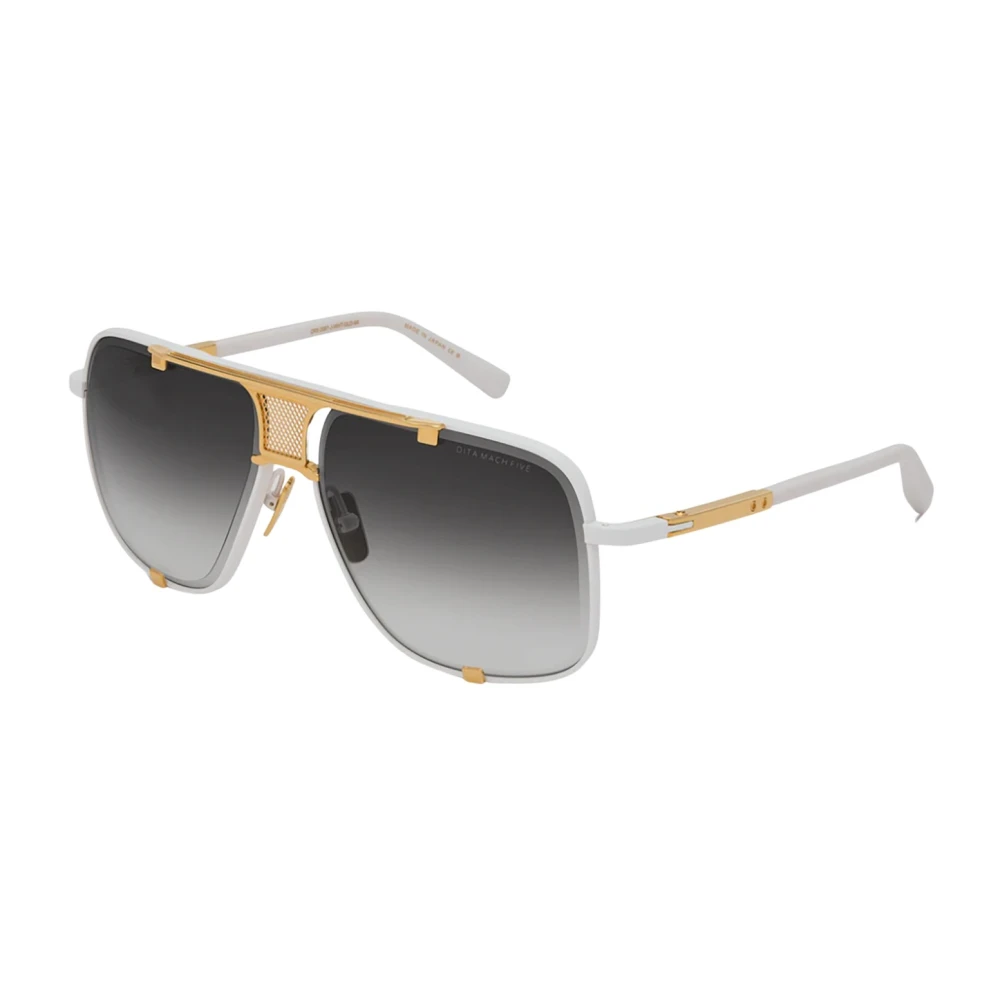 Dita White Sunglasses, Male, 64 Mm, Mach Five Sunglasses