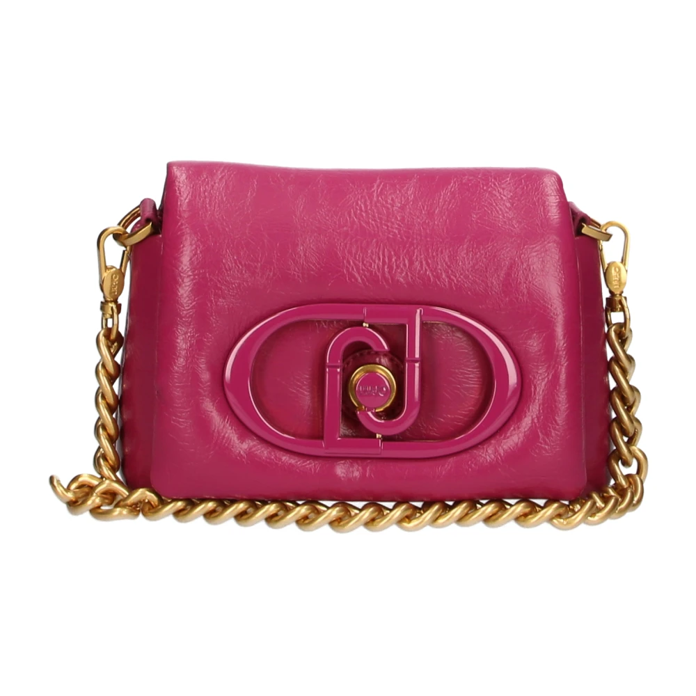 Liu Jo Fuchsia Handtas met Kettinghandvat Pink Dames
