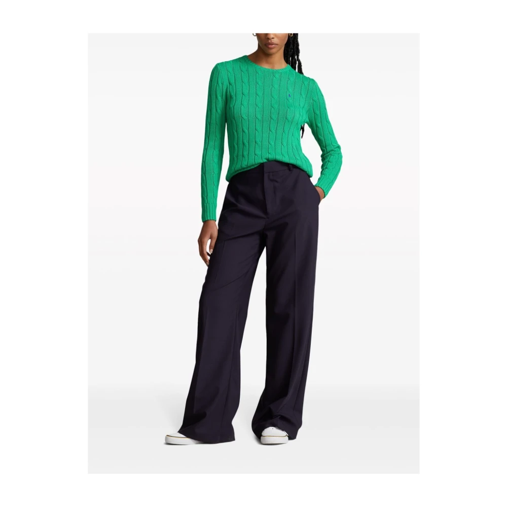Ralph Lauren Rondgebreide trui Green Dames