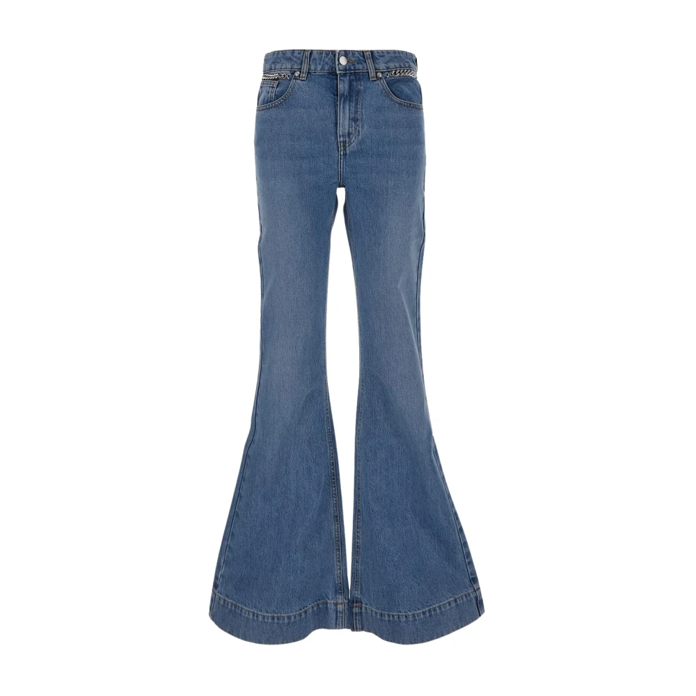 Stella Mccartney Iconische Falabella Jeans Blue Dames