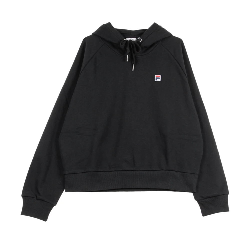 Fila Zwarte Floresha Cropped Hoodie Vrouwen Black Dames