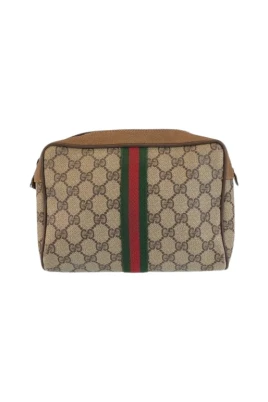 Pre-owned GG Supreme Canvas Clutch Bag