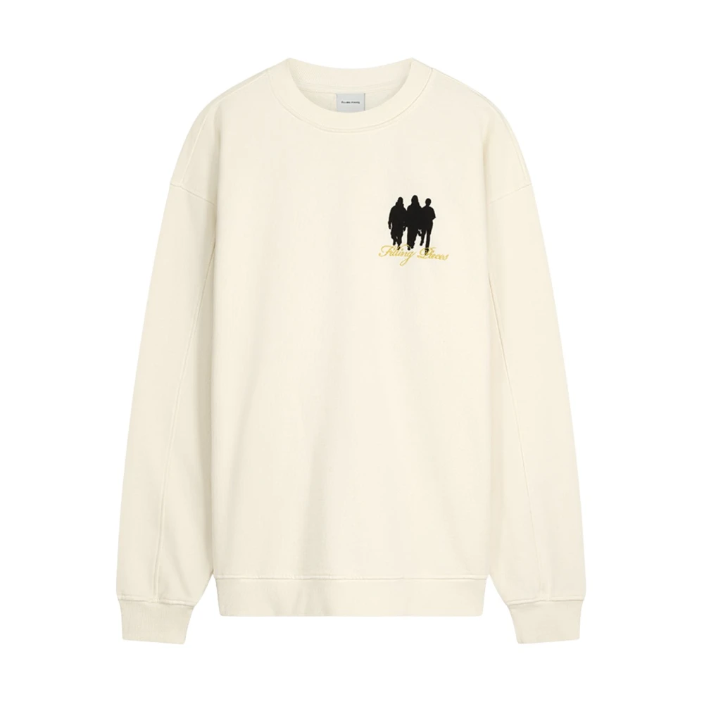 Filling Pieces Sweatshirt United by Generations Antique White Heren