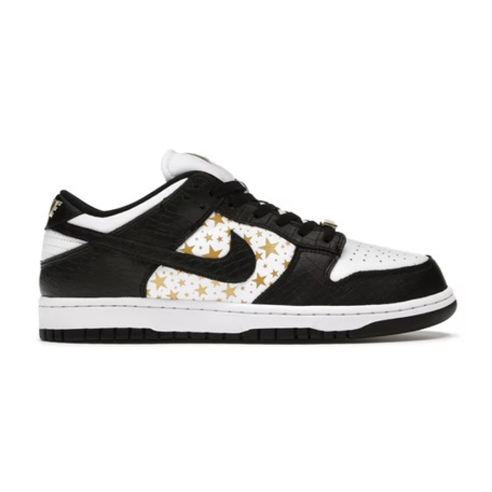 Nike SB Dunk Low Supreme Stars Sneakers Black, Herr