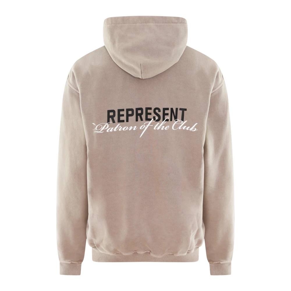 Represent Patron of the Club Hoodie Beige Heren