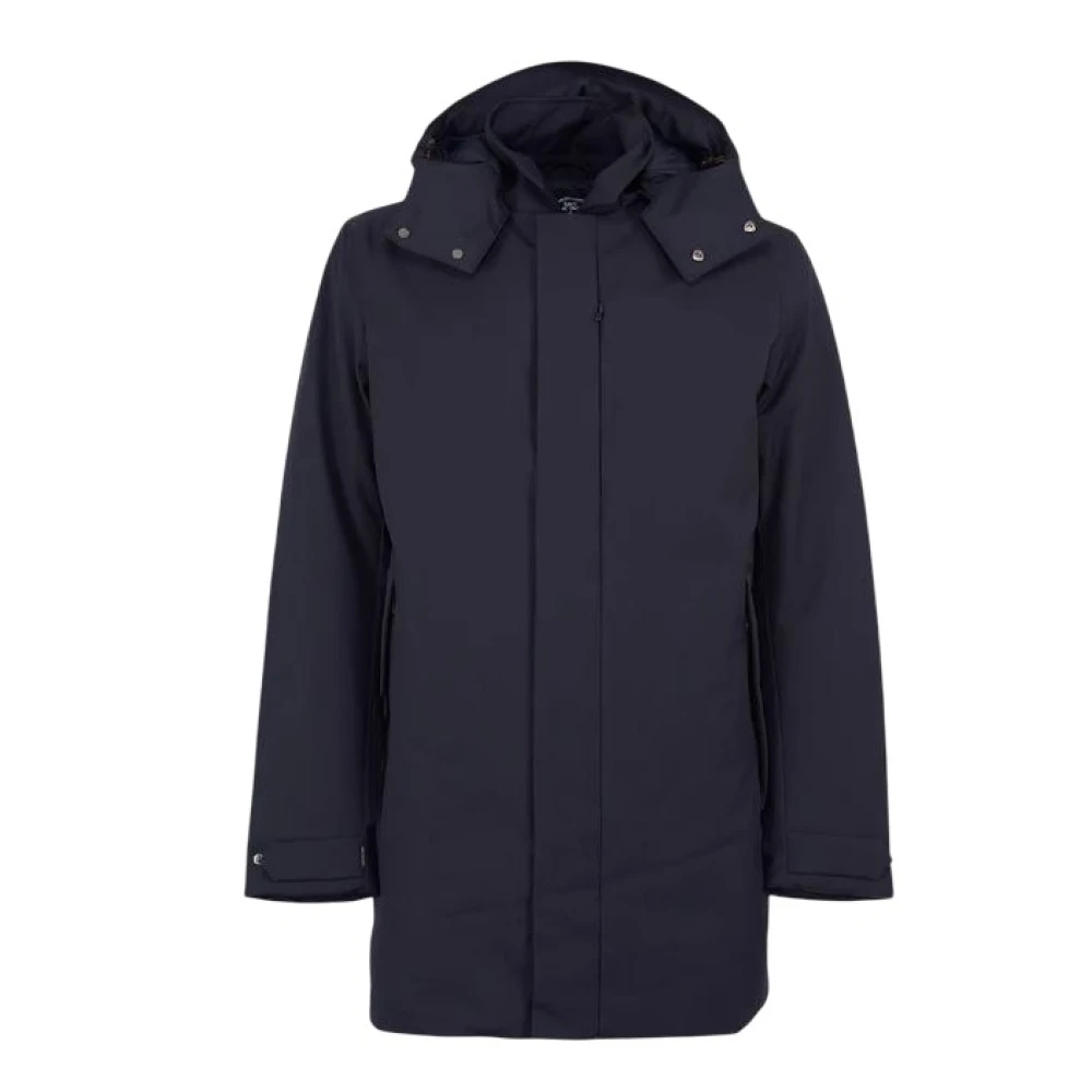 Save The Duck Men's Blue Parkas, 2XL, Sid Coat