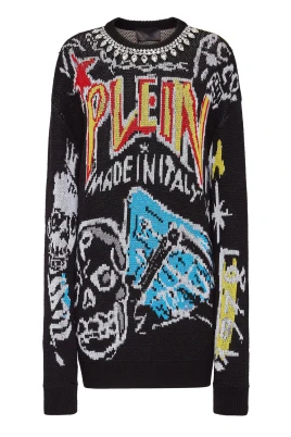 Pullover Round Neck LS Graffiti