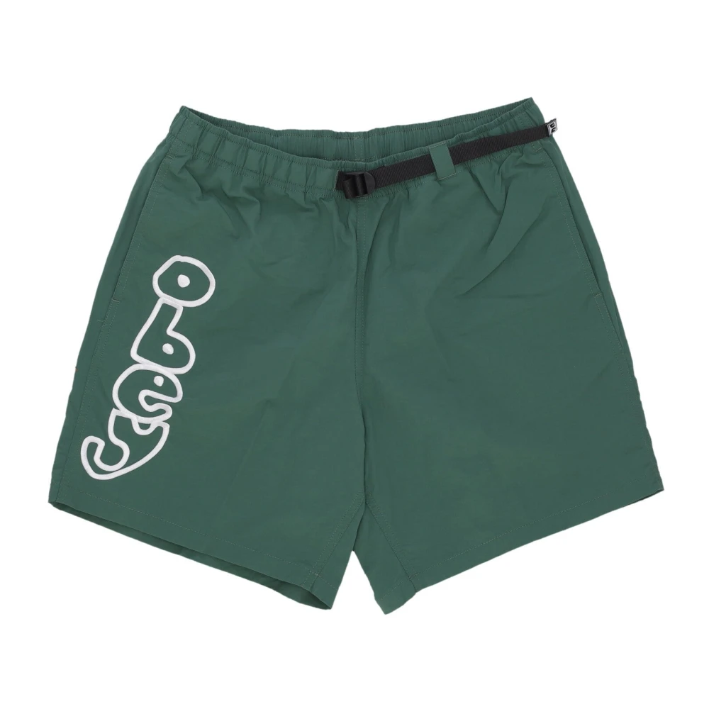 Obey Palm Leaf Heren Shorts Green Heren