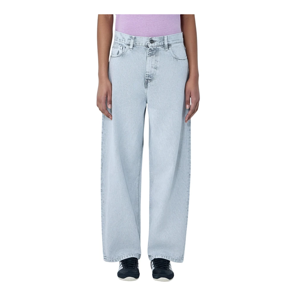 Carhartt Wip Women's Blue Loose Fit Jeans, L, Brandon Pant