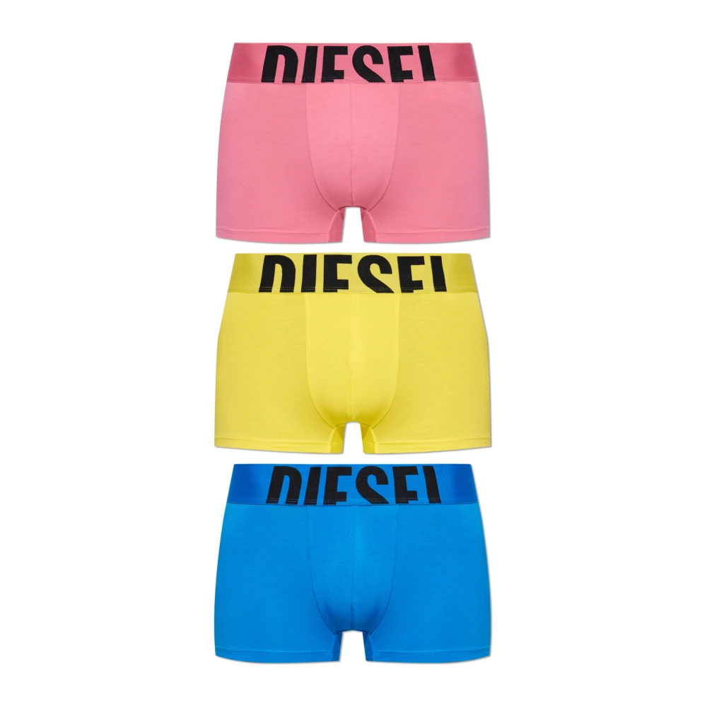 Diesel Uomo Multicolor - Umbx-Damienthreepack Boxer Briefs - Underwear - E - S