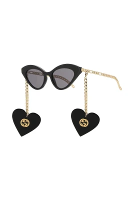 Two-Tone Acetate And Metal Sunglasses