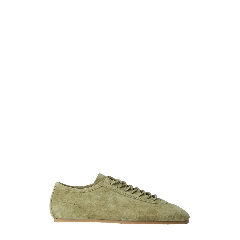Dries Van Noten Men's Green Suede Low-Top Trainers - Sneakers - 7 Uk - Shoes