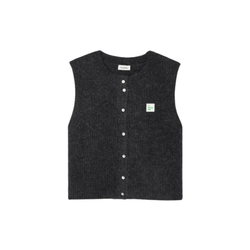 American Vintage Vrouw Zwart Jassen Dames, M, Breigoed