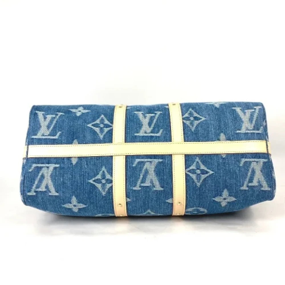 Louis Vuitton Vintage Pre-owned Denim louis-vuitton-bags Blue Dames
