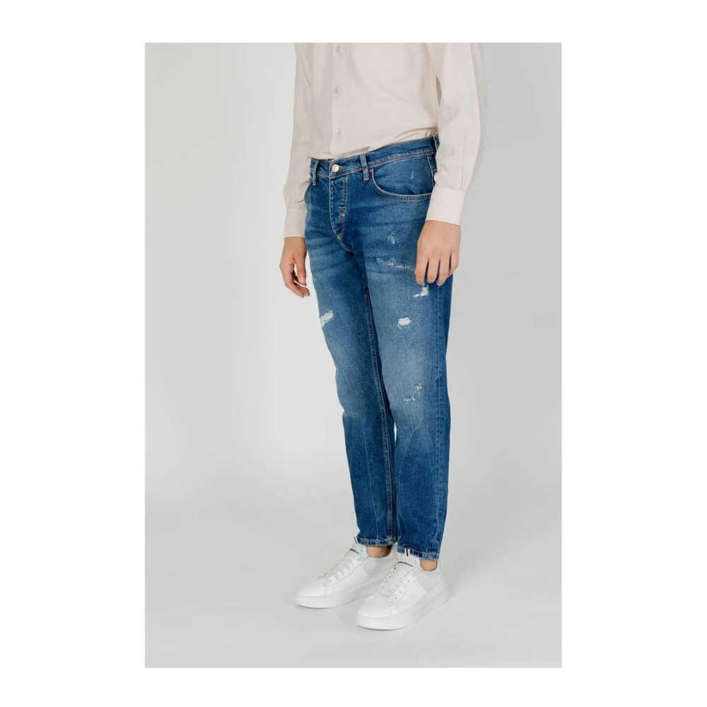 Antony Morato Slimme katoenen jeans met elastanmix Blue Heren