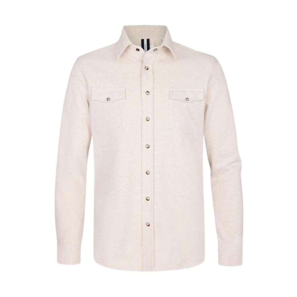 Profuomo Veelzijdig Overshirt voor Moderne Mannen Beige Heren