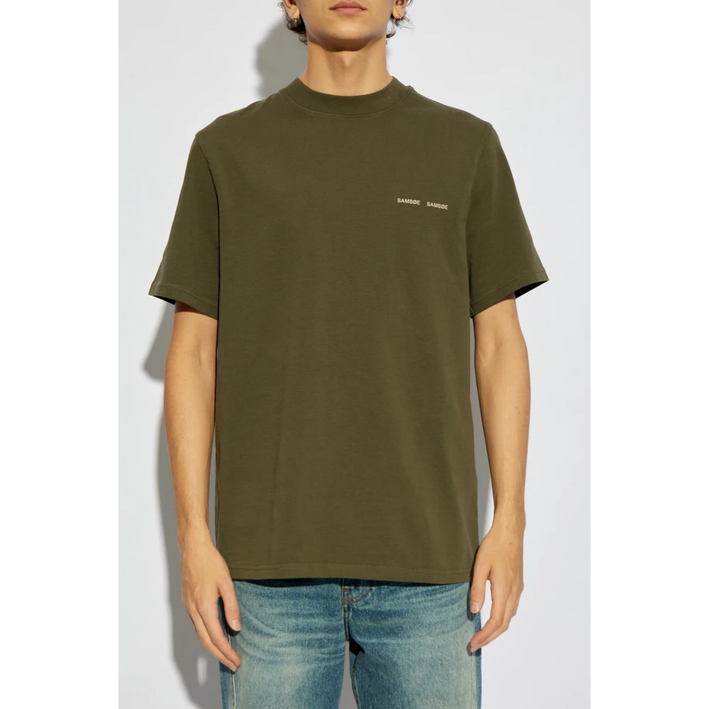 Samsøe T-shirt Norsbro Green Heren