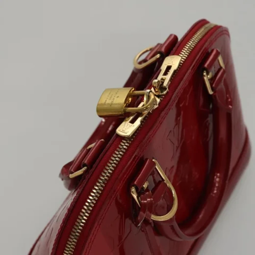 Louis Vuitton Vintage Pre-owned Leather handbags Red Dames