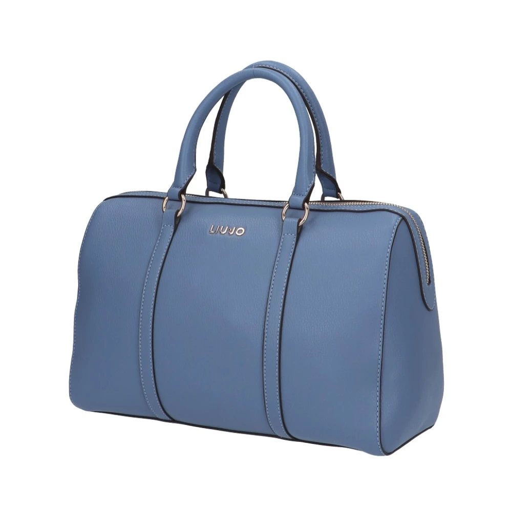 Liu Jo Denim Bowlingtas met ritssluiting Blue Dames