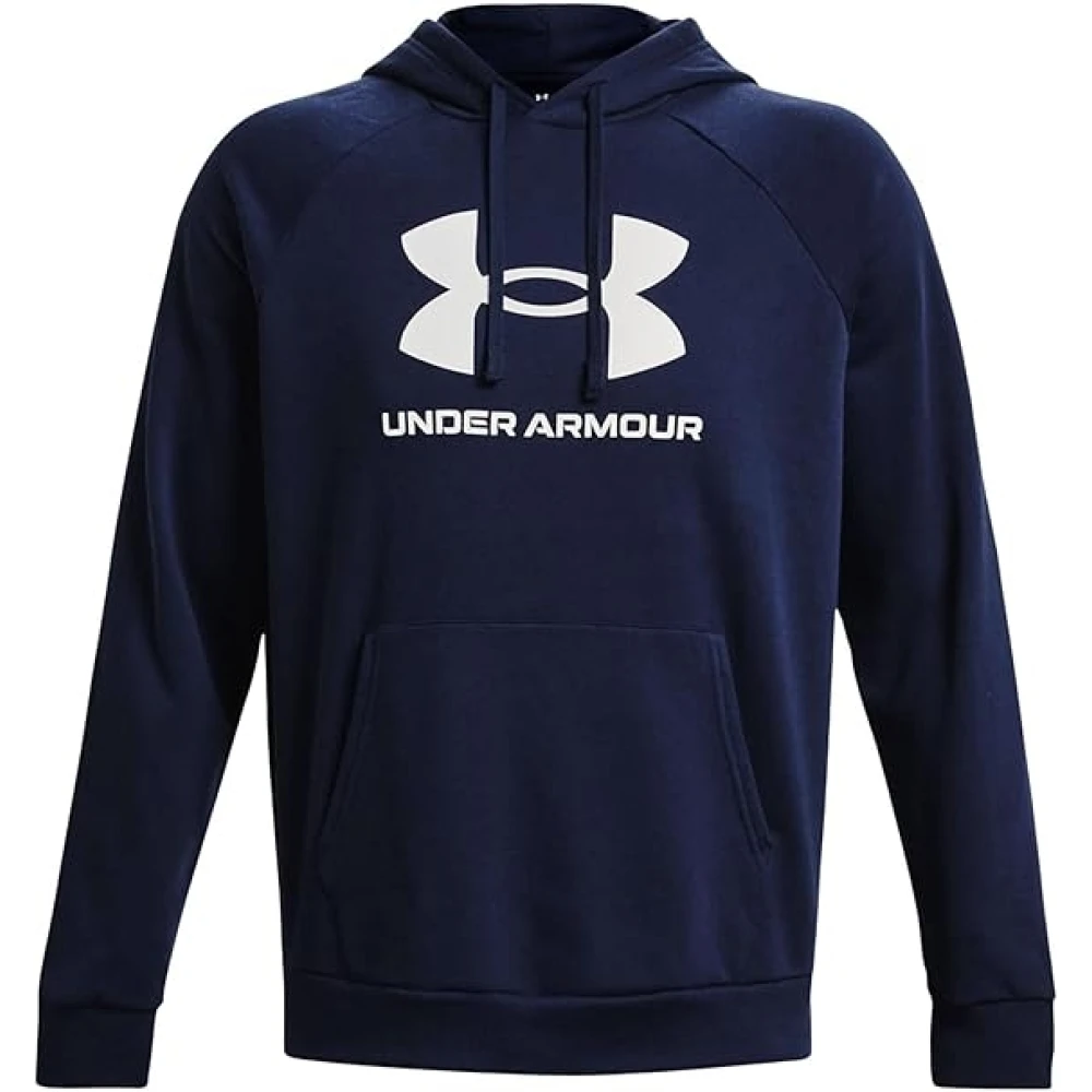 Under Armour Men's Blue Rival Fleece Hoodie - Hoodies - S - Sweatshirts & Hoodies