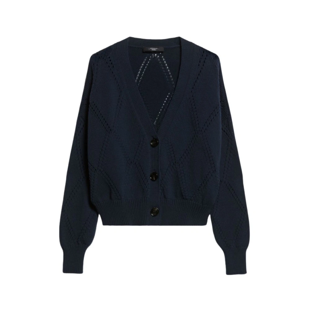 Max Mara Weekend Korte katoenen vest Blue Dames