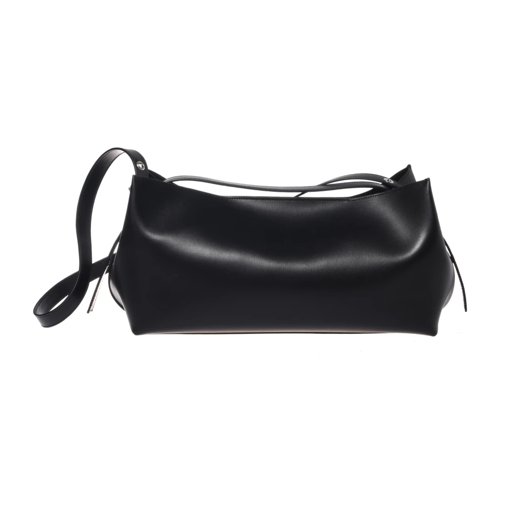 Baldinini Women's Black Leather Shoulder Bag - Shoulder Bags - One Size - Bags