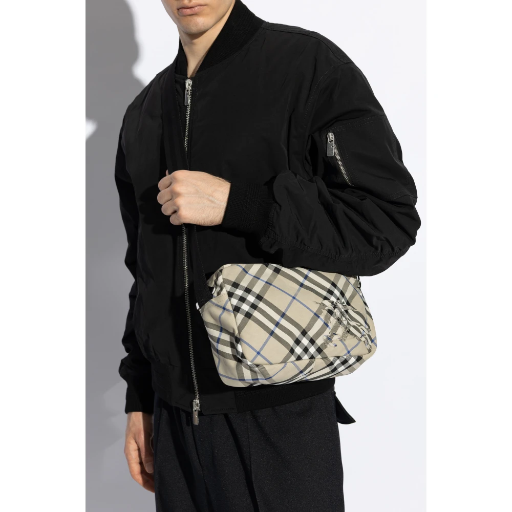 Burberry Essentiële Schoudertas Gray Heren