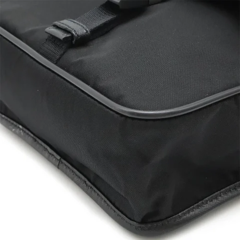 Prada Vintage Pre-owned Canvas prada-bags Black Dames