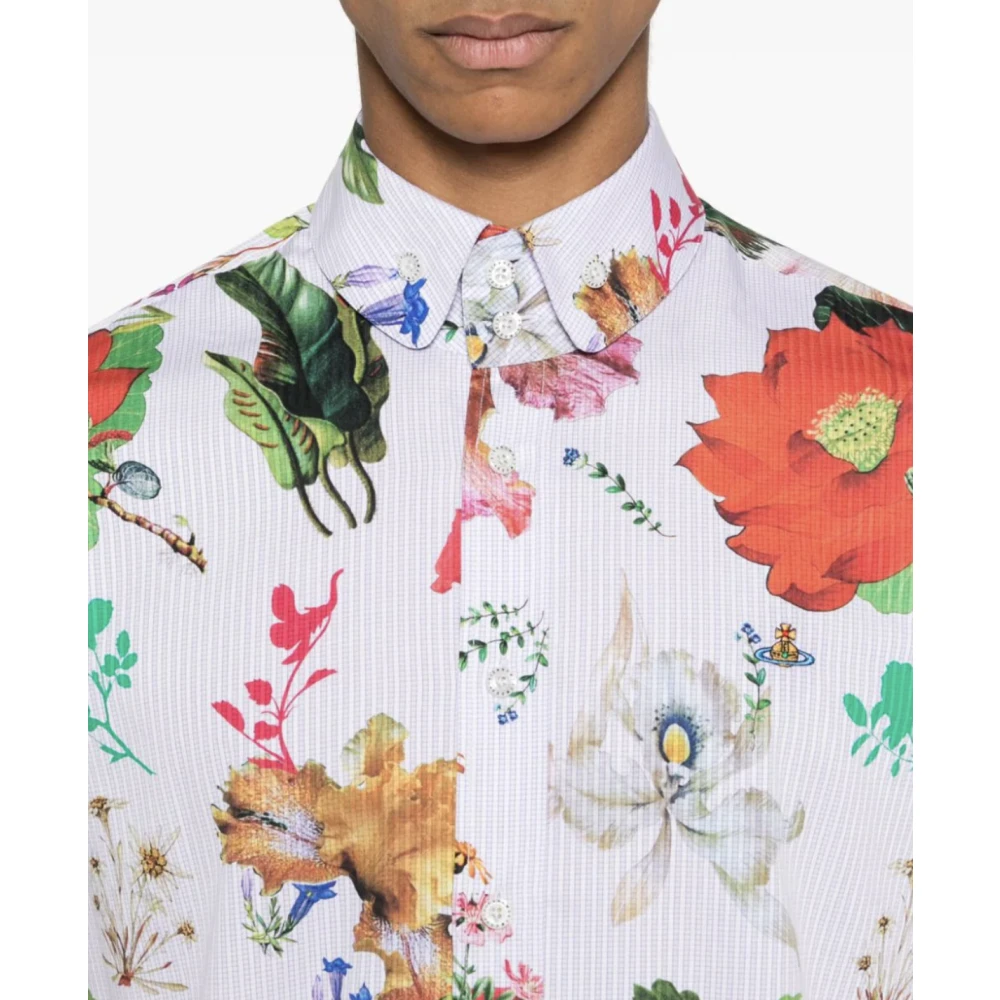 Vivienne Westwood Bloemen knoopshirt Multicolor Heren