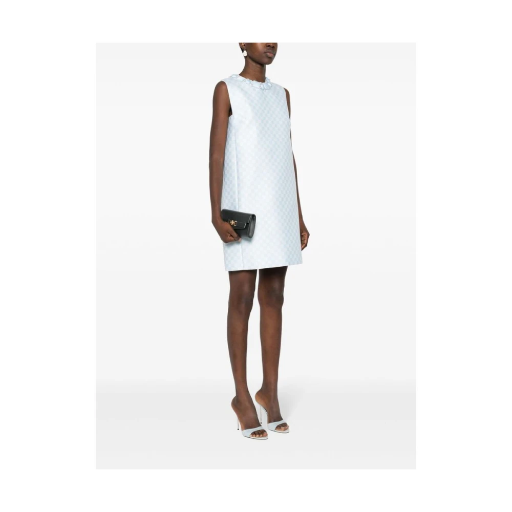Versace Zwarte Kalfsleren Schouderportemonnee Black Dames