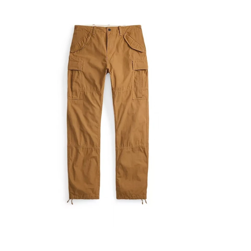 Polo Ralph Lauren Uomo Beige Pantaloni, W32 L32, New,