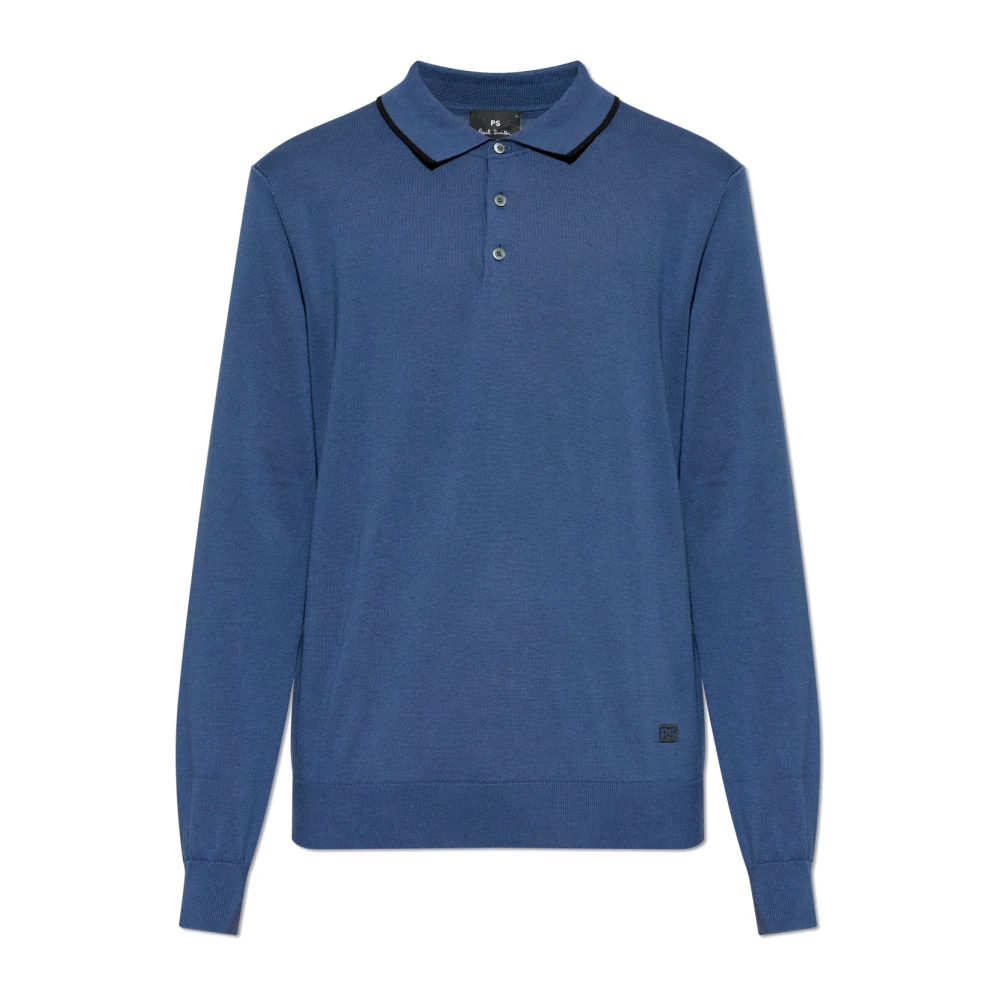 Ps By Paul Smith Herren Blau Oberteile, Xlgröße: