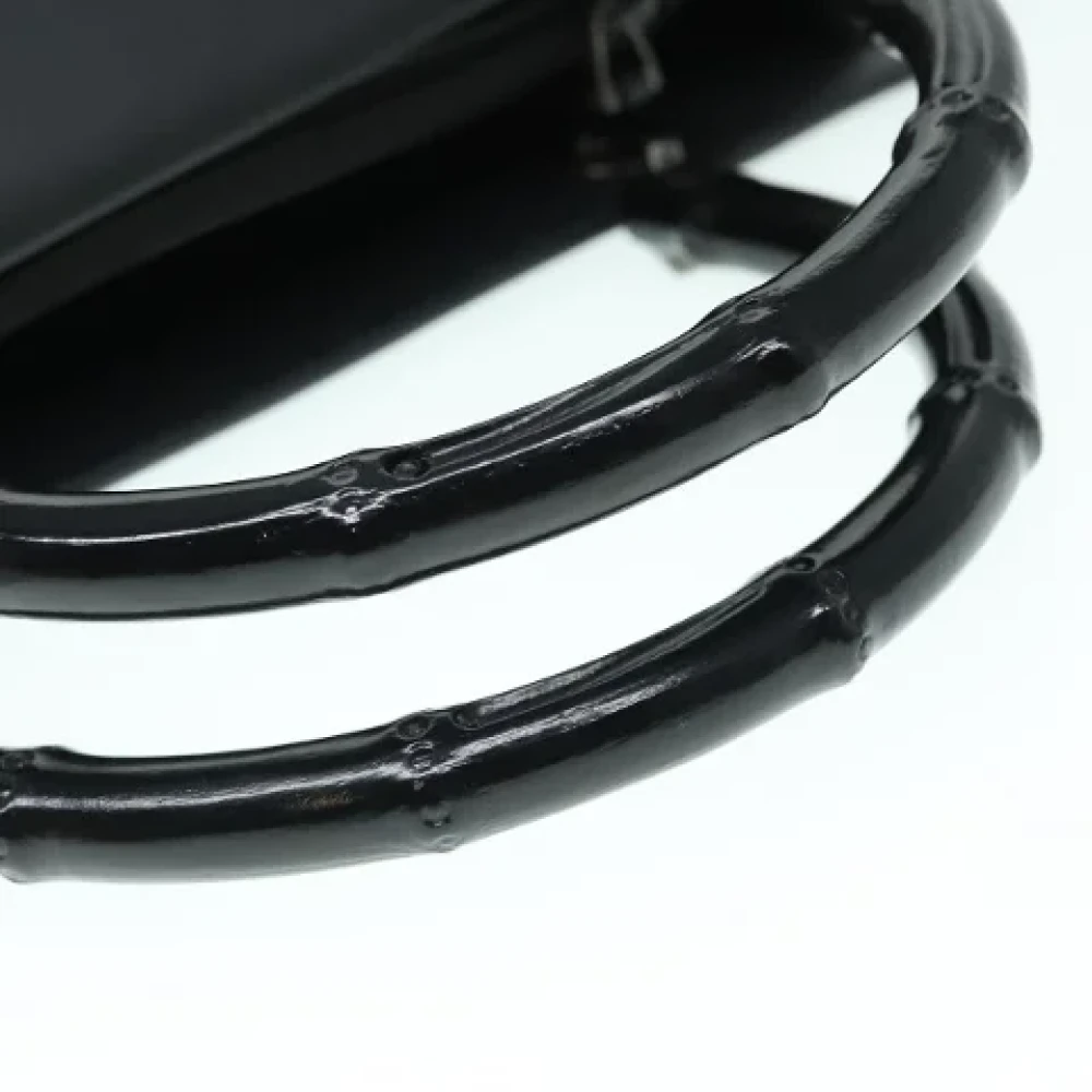 Gucci Vintage Pre-owned Leather handbags Black Dames