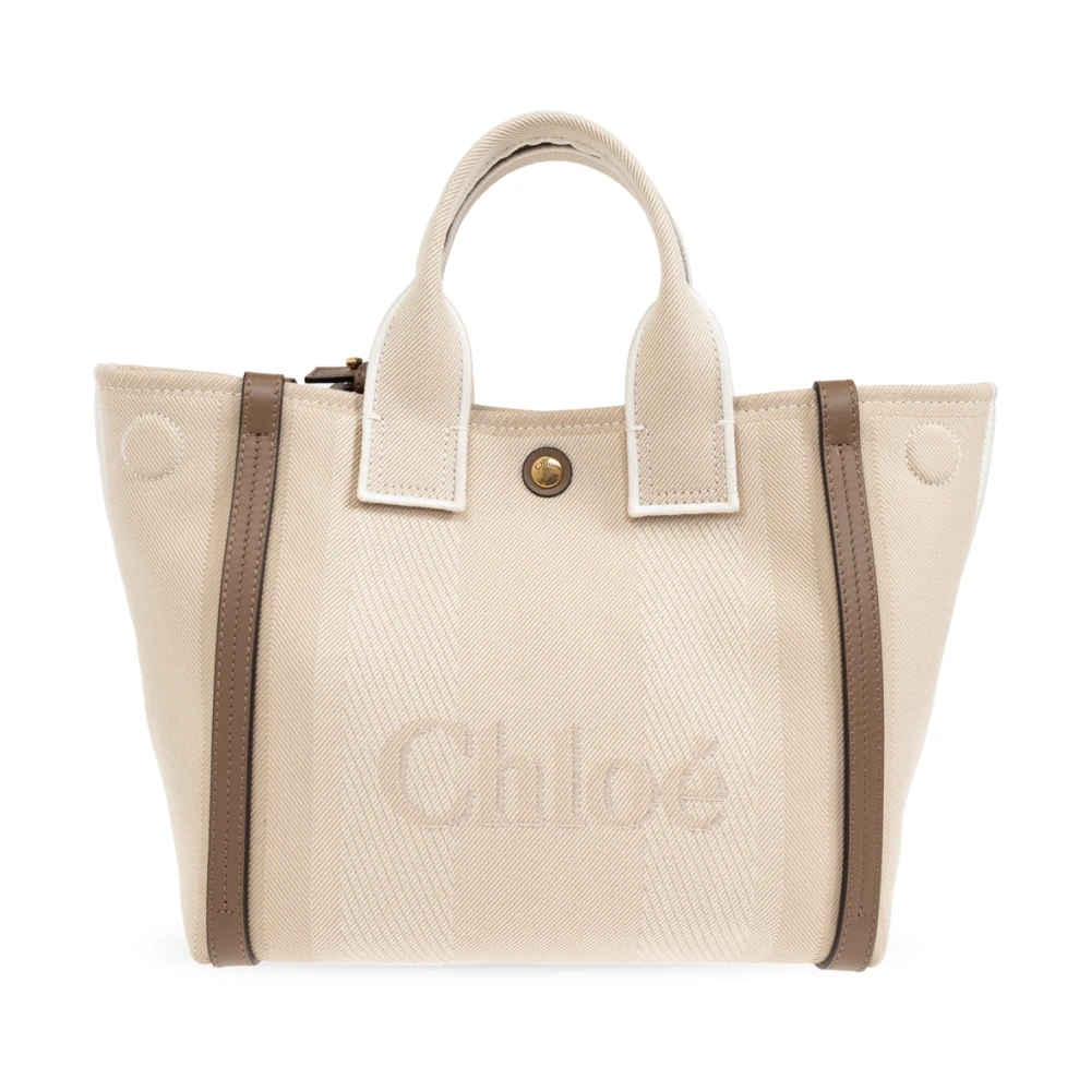 Chloé Handtas Draag Klein Beige Dames