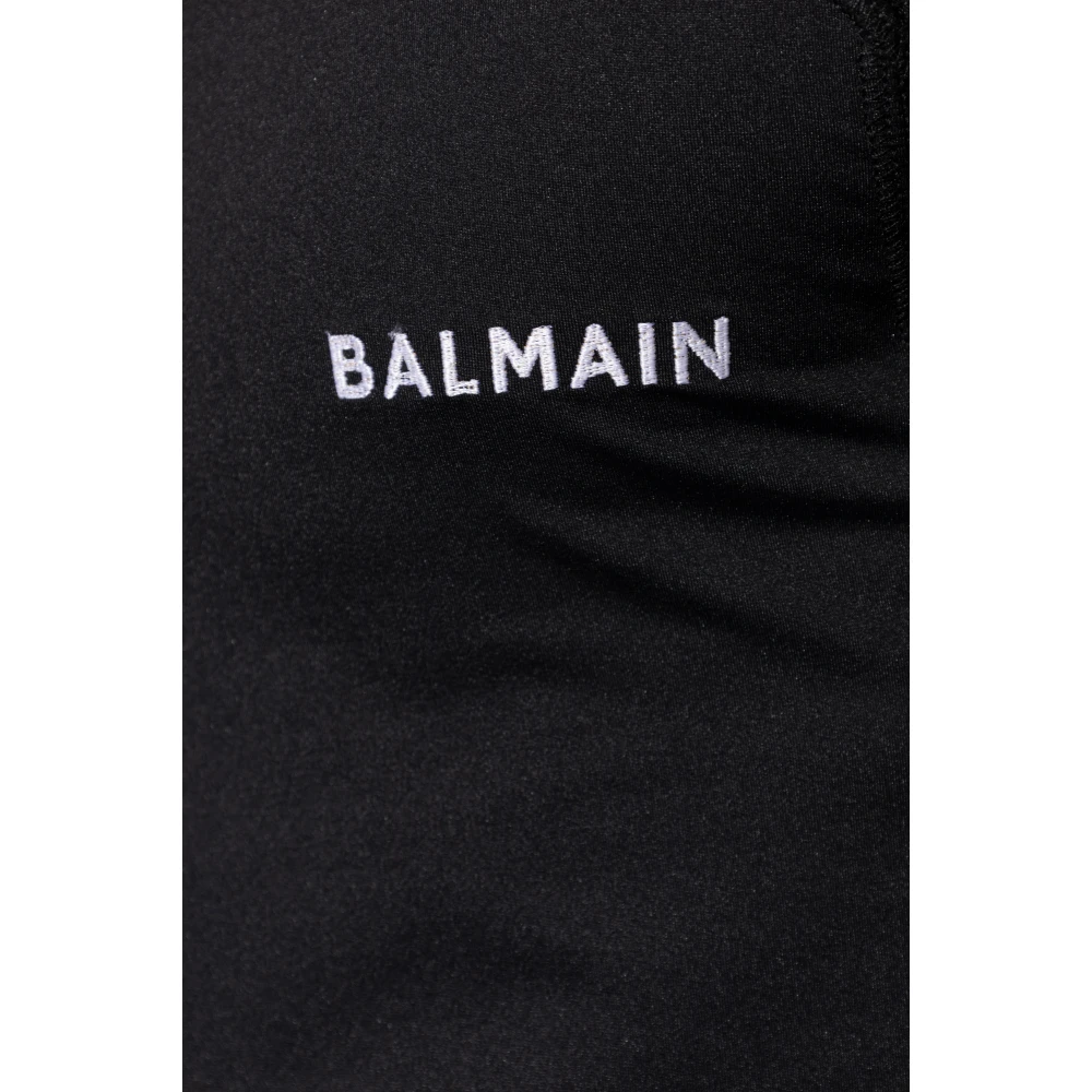 Balmain Zwem T-shirt Black Heren