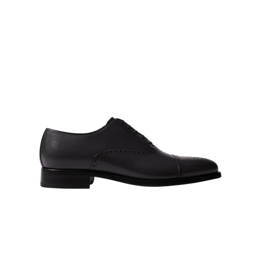 Scarosso Federigo Oxford Skor Black, Herr